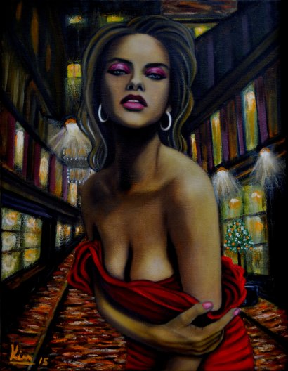 Oil Painting > Look for Love > Adriana Lima